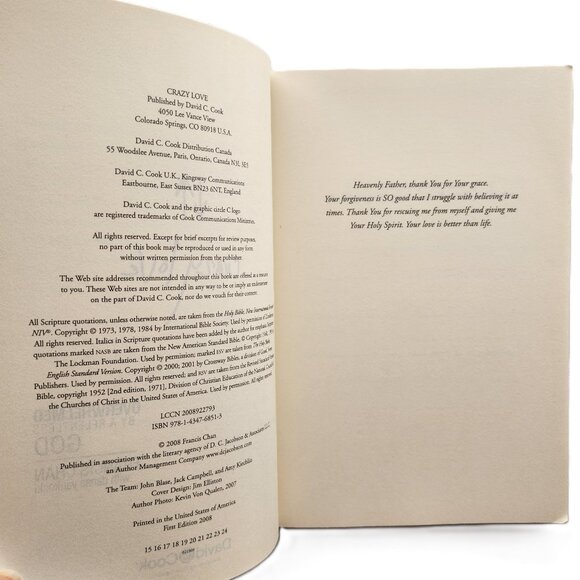 Crazy Love: Overwhelmed by a Relentless God by Francis Chan - Picture 2 of 6